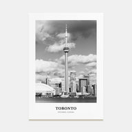 Toronto Portrait B&W No 3 Poster