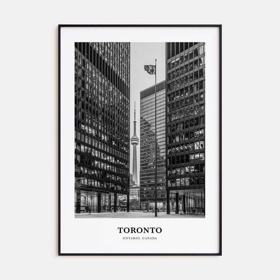 Toronto Portrait B&W No 5 Poster