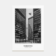 Toronto Portrait B&W No 5 Poster
