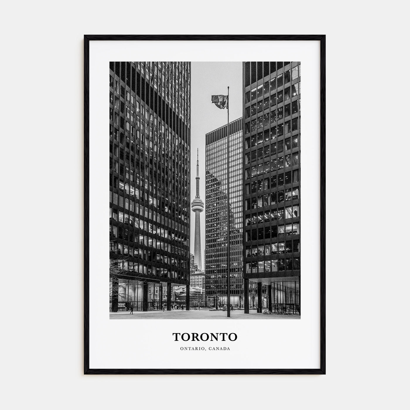 Toronto Portrait B&W No 5 Poster