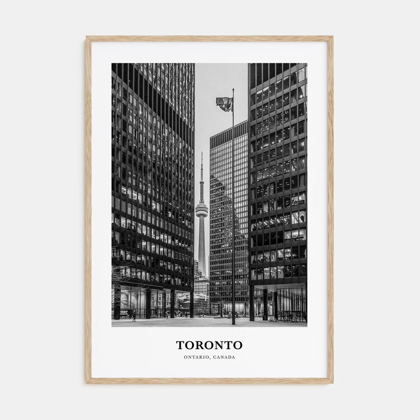 Toronto Portrait B&W No 5 Poster