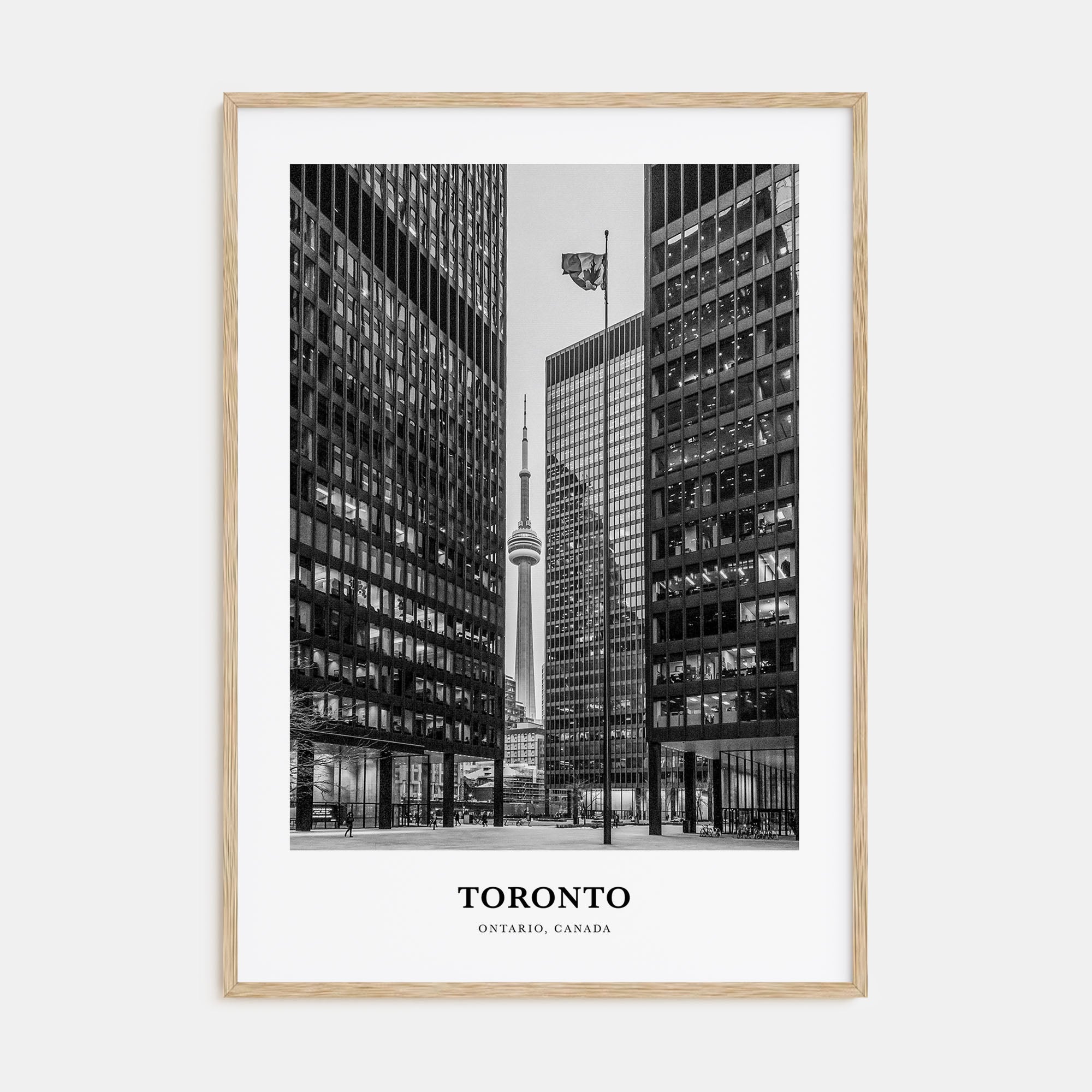 Toronto Portrait B&W No 5 Poster