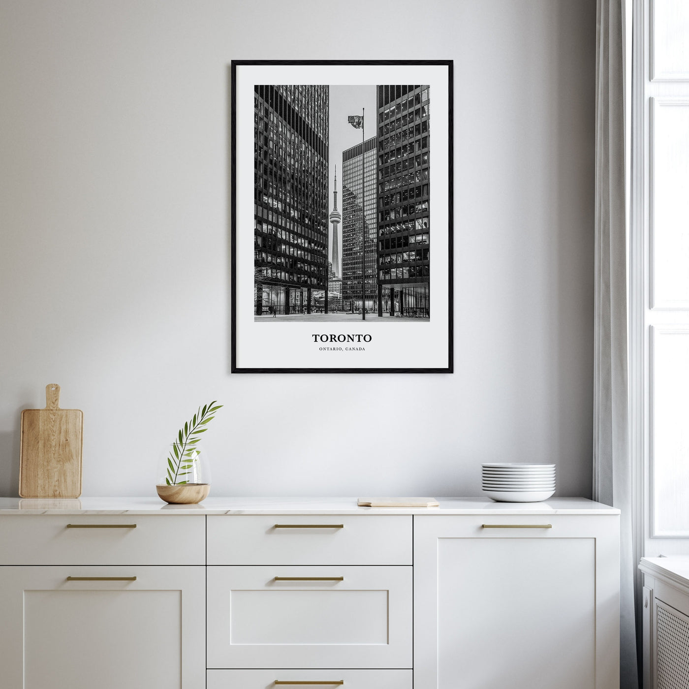 Toronto Portrait B&W No 5 Poster