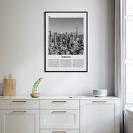Toronto Travel B&W No 1 Poster