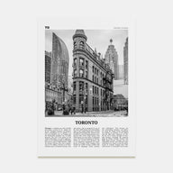 Toronto Travel B&W No 4 Poster