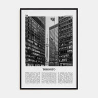 Toronto Travel B&W No 5 Poster