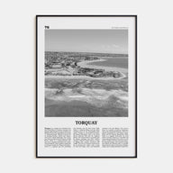 Torquay Travel B&W Poster