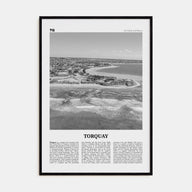 Torquay Travel B&W Poster