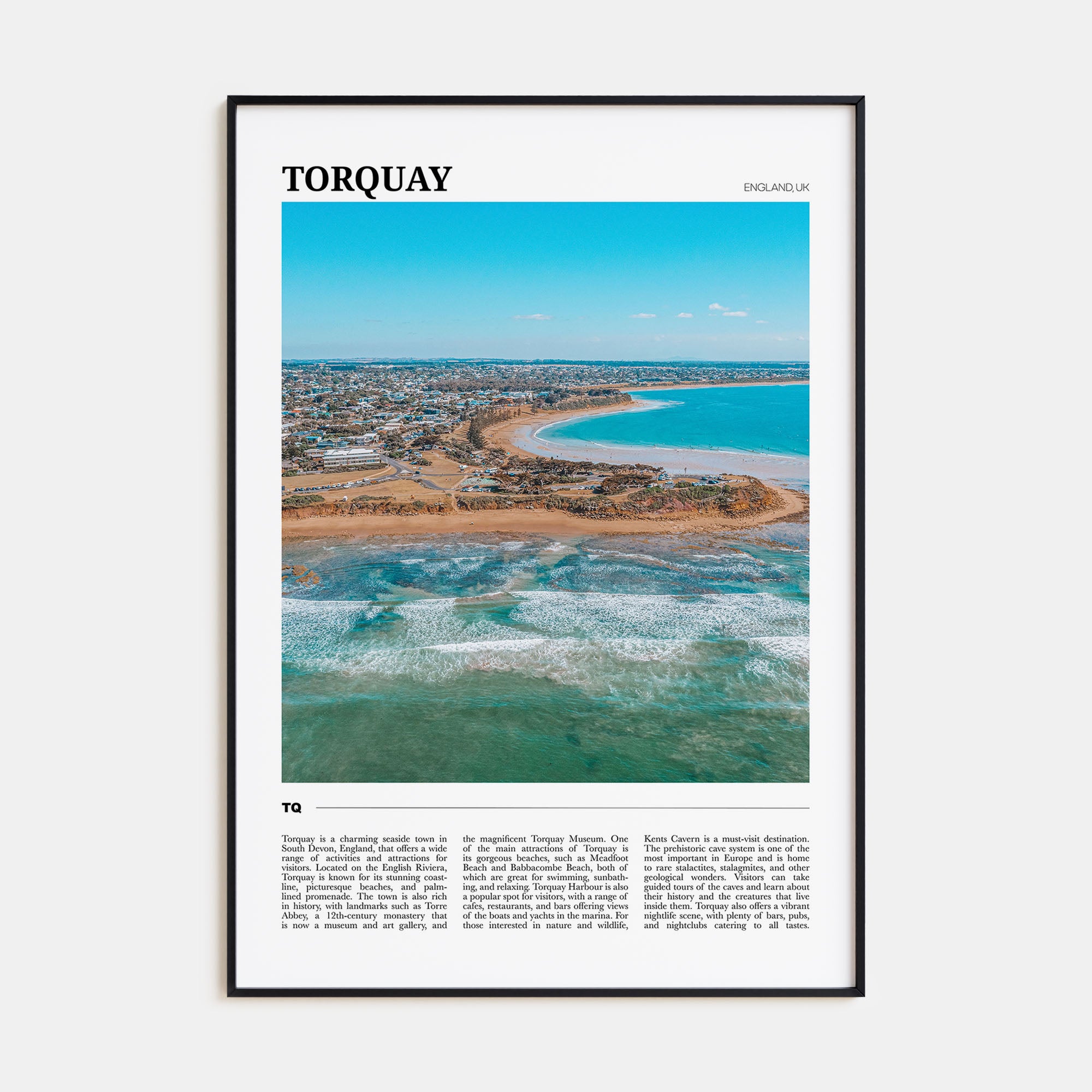 Torquay Travel Color Poster