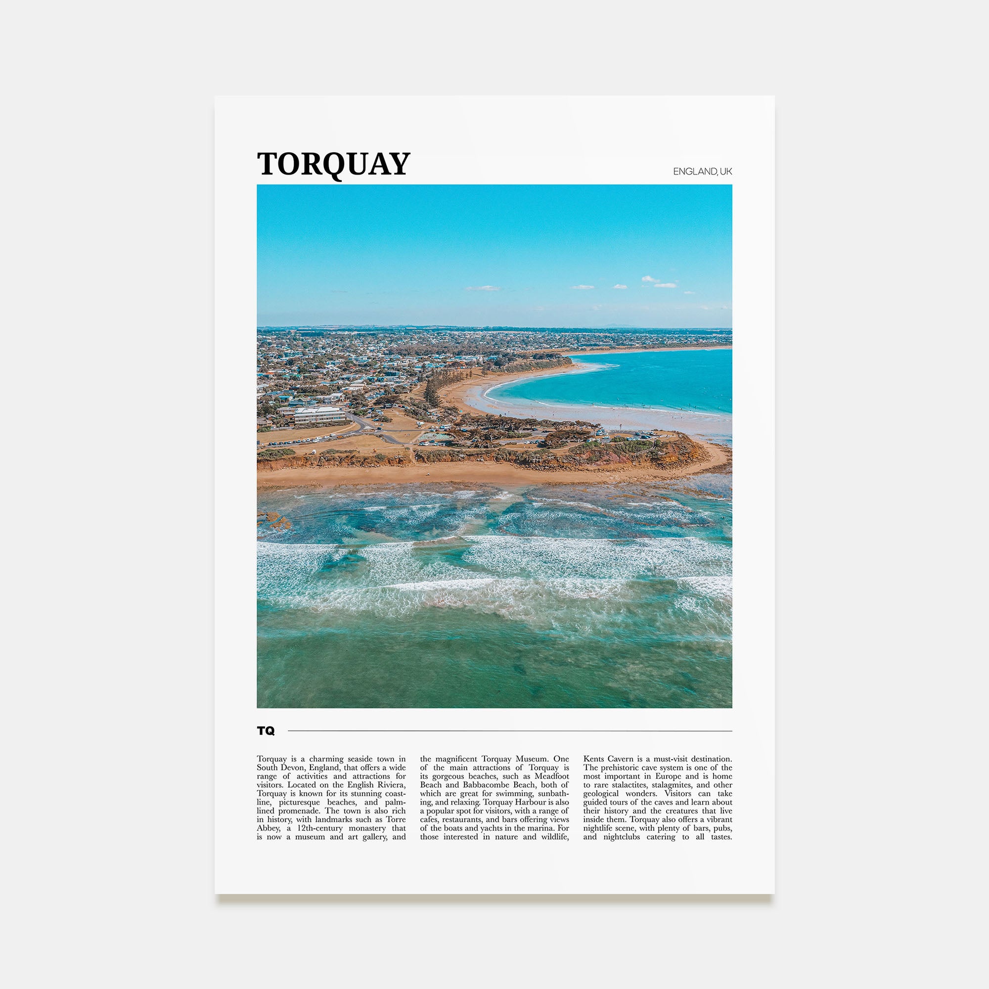 Torquay Travel Color Poster