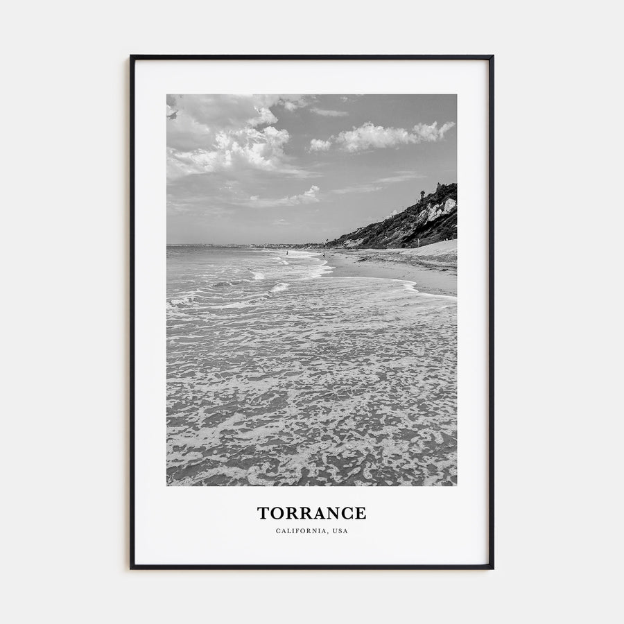Torrance Portrait B&W Poster