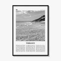 Torrance Print Black and White, Torrance Wall Art, Torrance Poster, Torrance Photo, Torrance Wall Decor, California, USA, United States