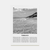 Torrance Travel B&W Poster