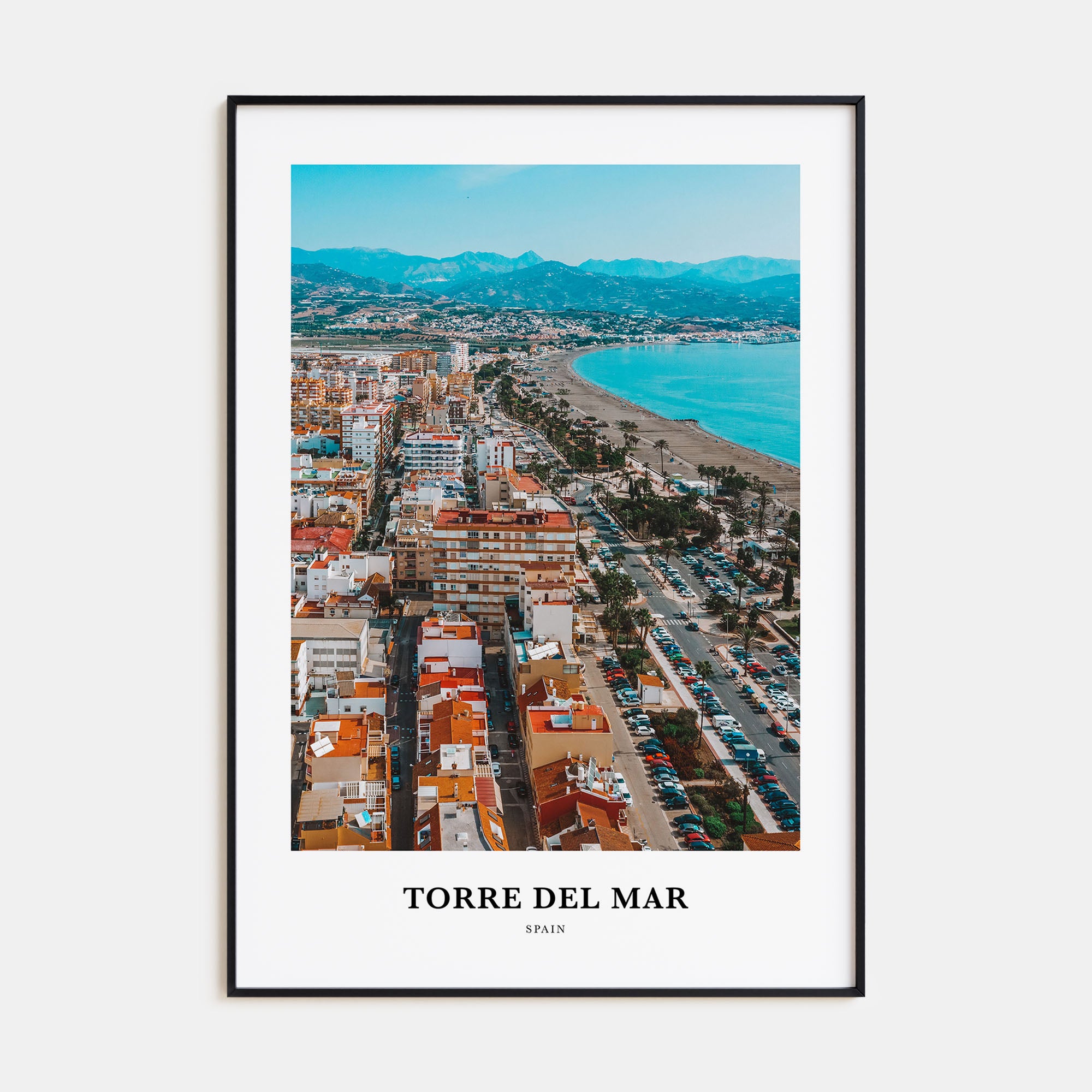 Torre del Mar Portrait Color Poster