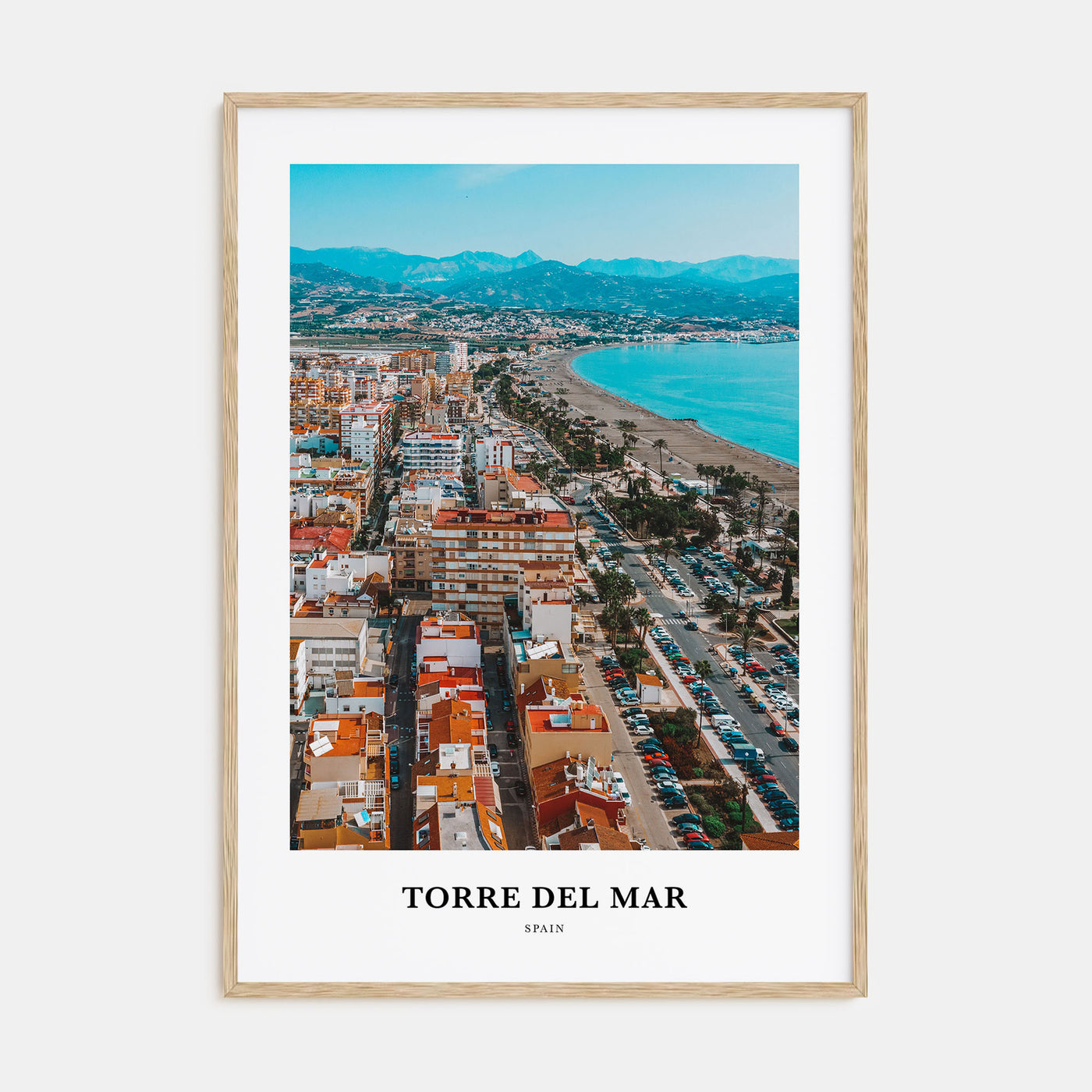 Torre del Mar Portrait Color Poster