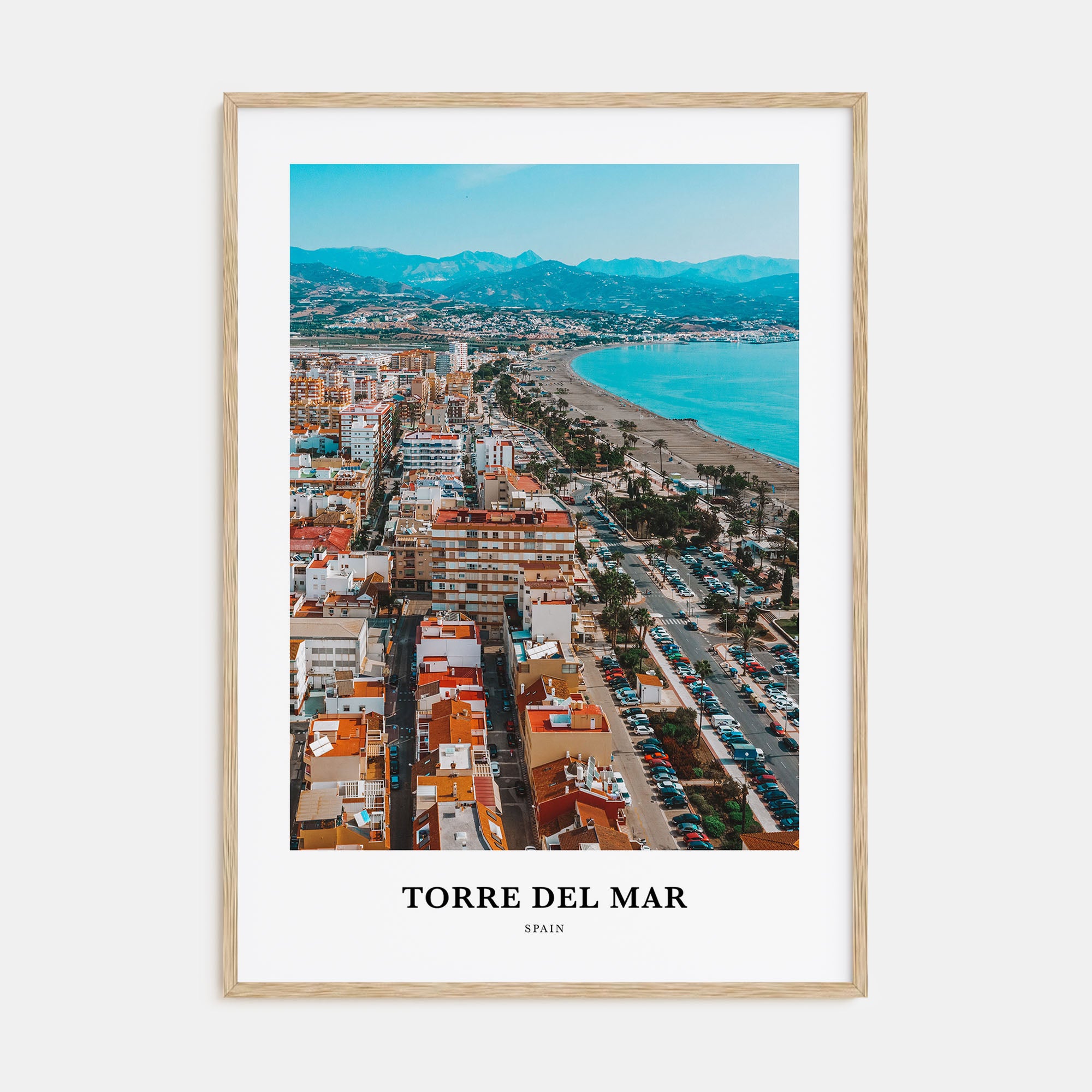 Torre del Mar Portrait Color Poster