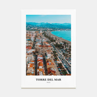 Torre del Mar Portrait Color Poster