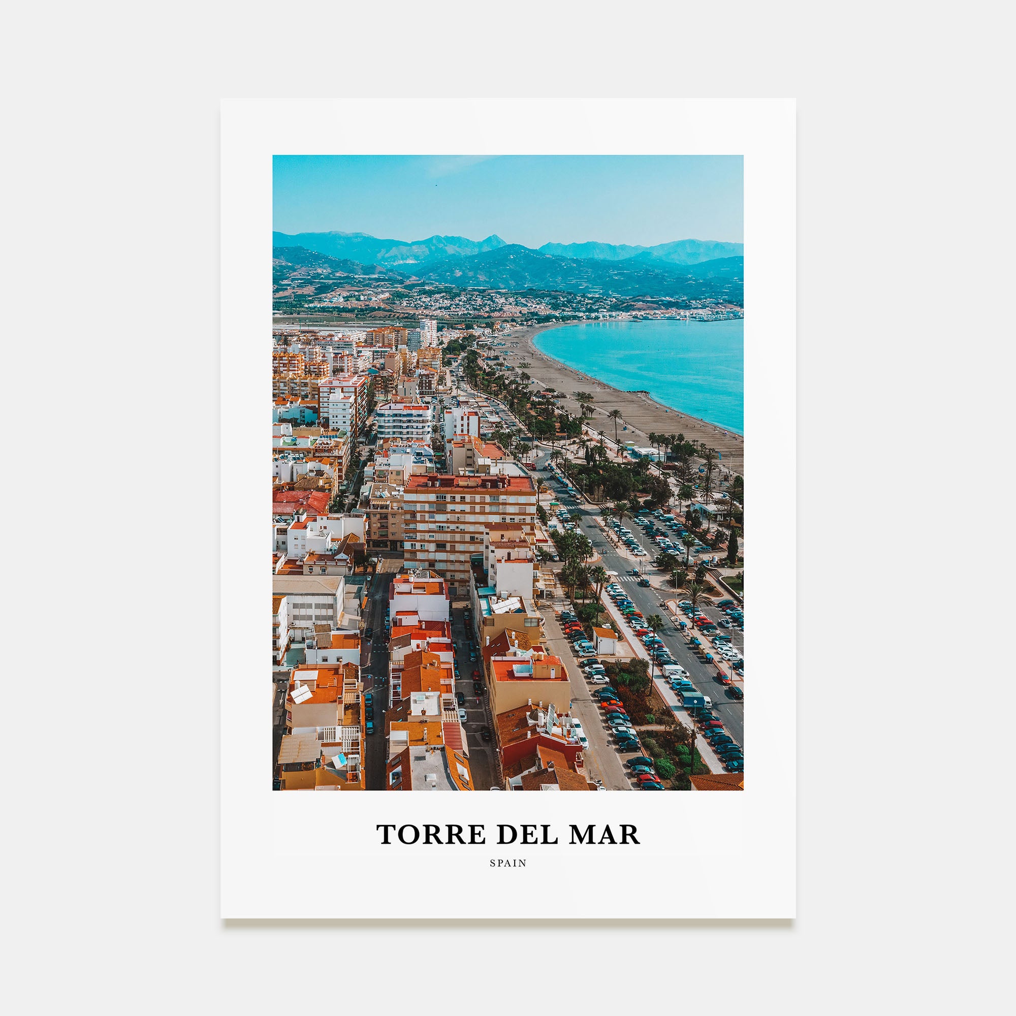 Torre del Mar Portrait Color Poster