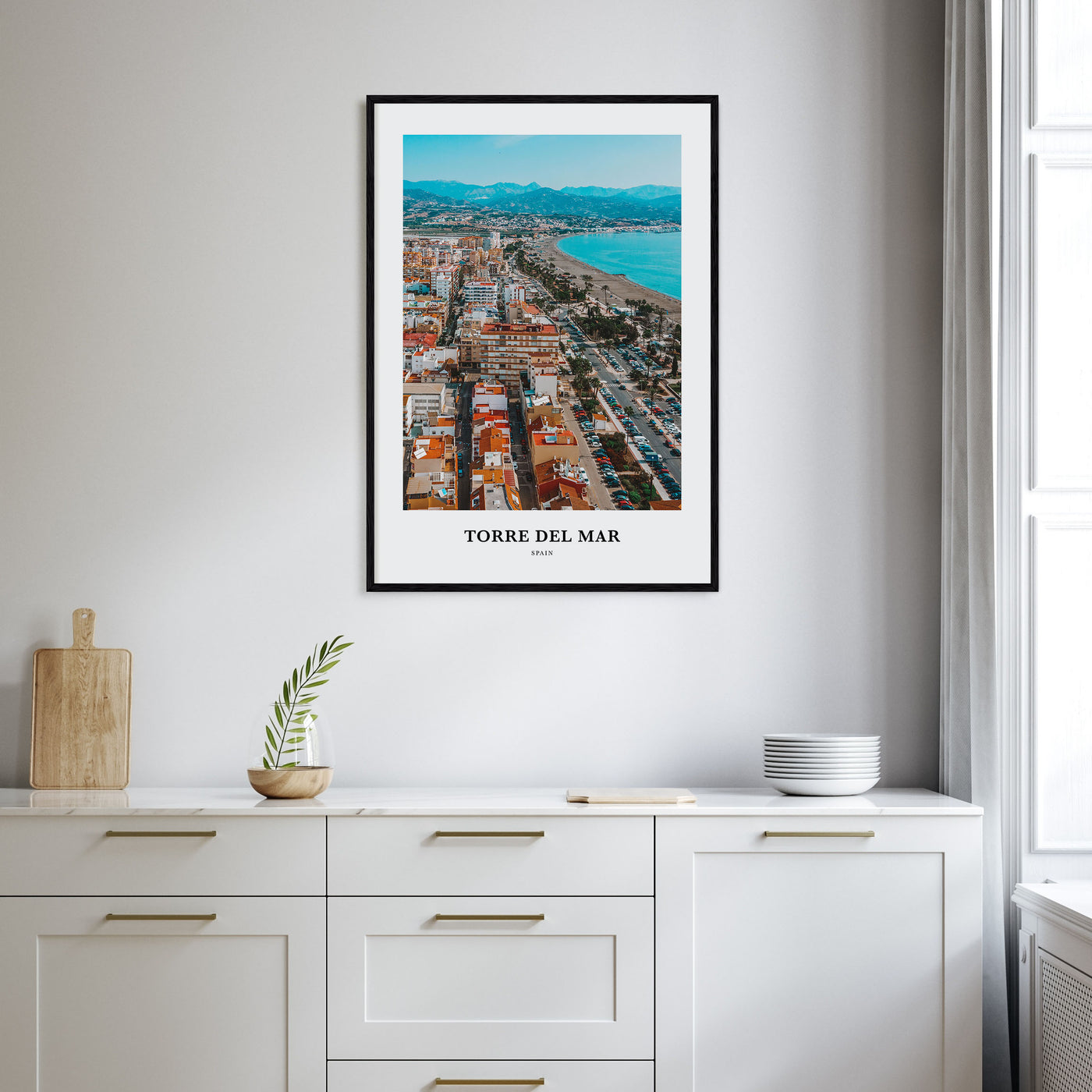 Torre del Mar Portrait Color Poster