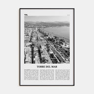 Torre del Mar Travel B&W Poster