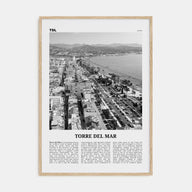Torre del Mar Travel B&W Poster