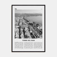 Torre del Mar Travel B&W Poster