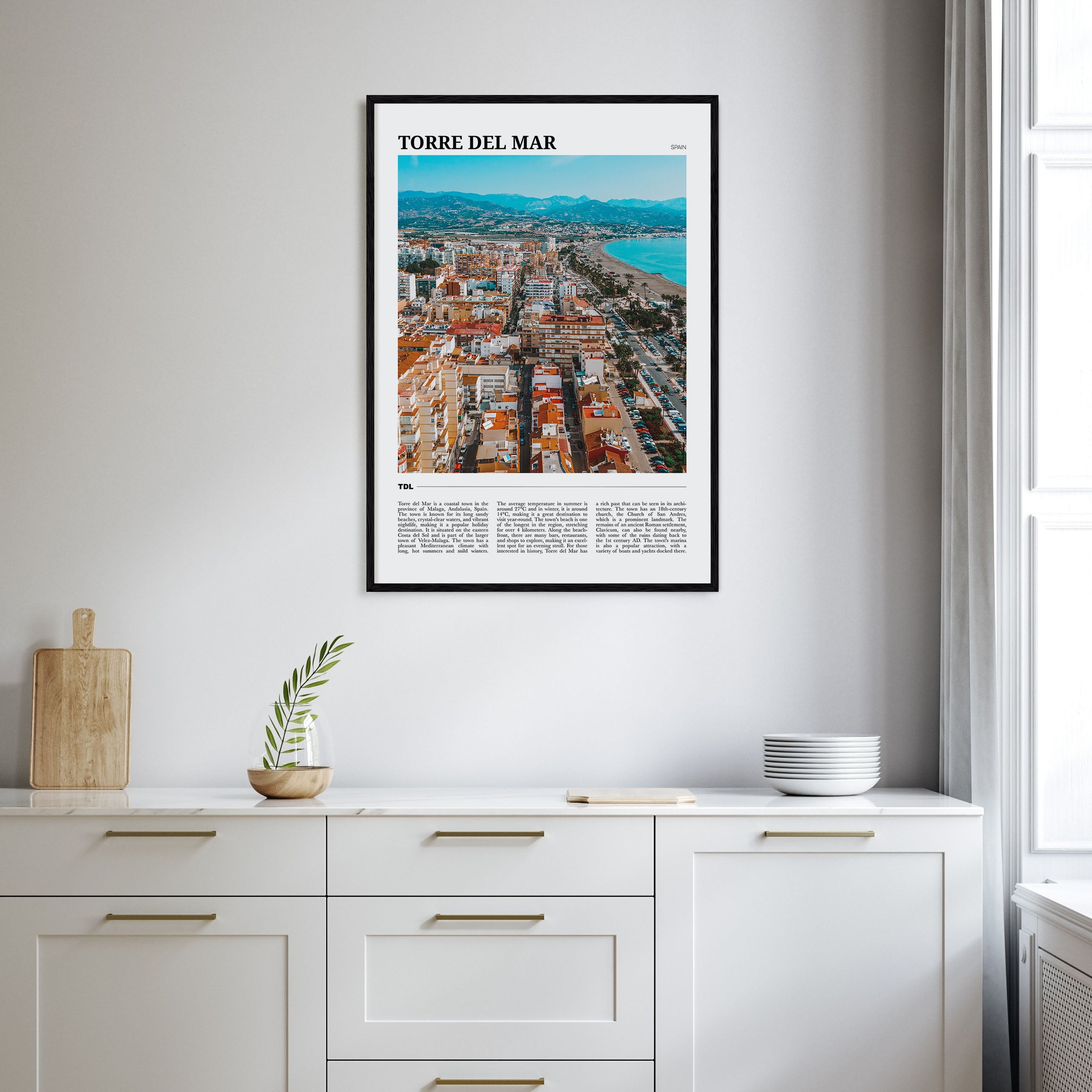 Torre del Mar Travel Color Poster