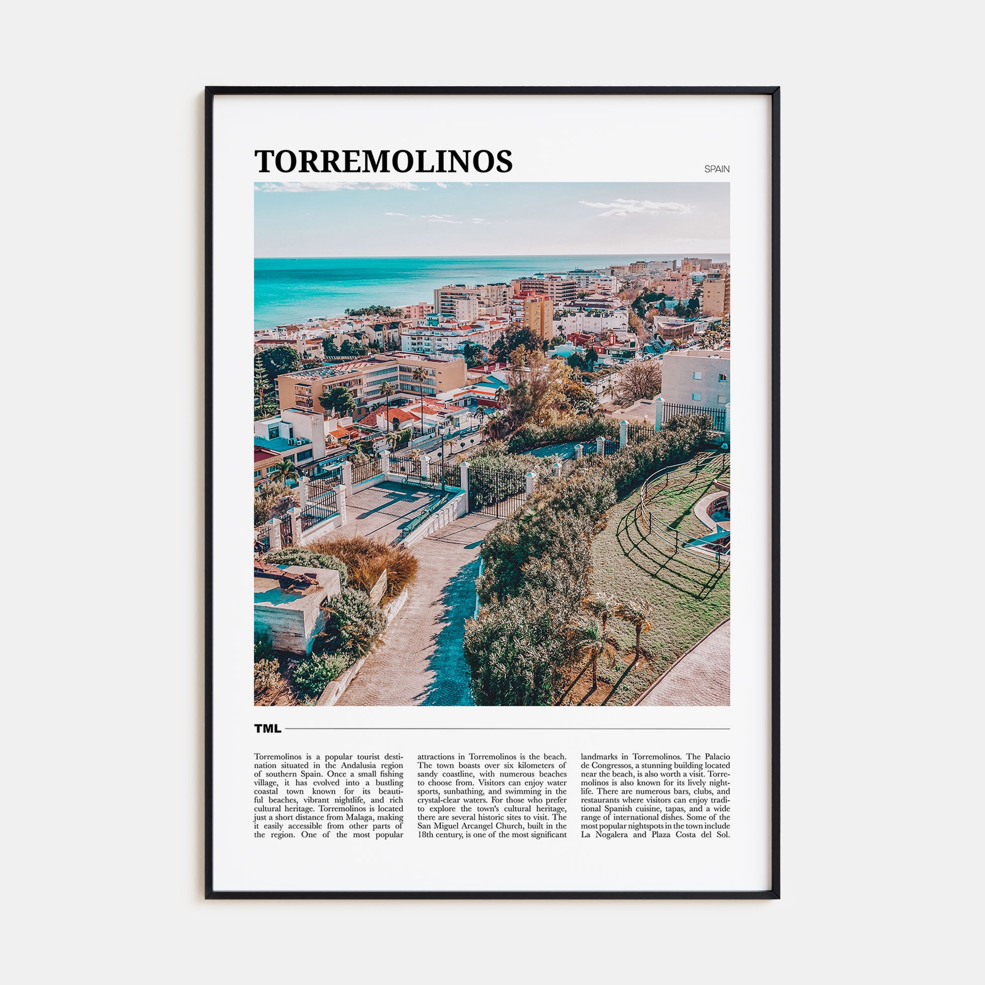 Torremolinos Travel Color Poster