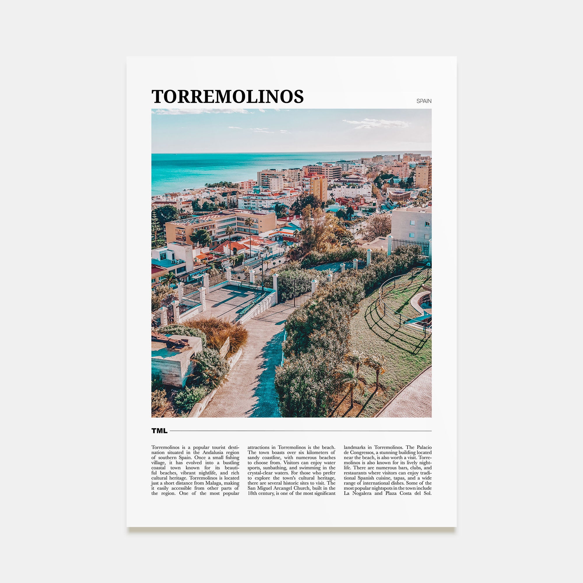 Torremolinos Travel Color Poster