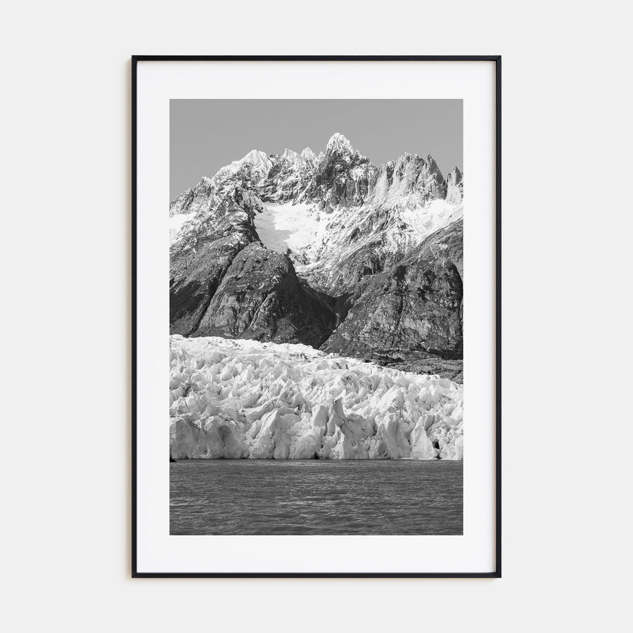 Torres del Paine Photo B&W Poster
