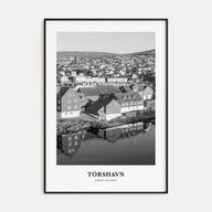 Tórshavn Portrait B&W Poster