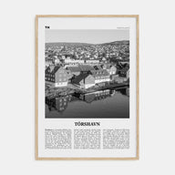 Tórshavn Travel B&W Poster
