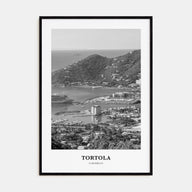 Tortola Portrait B&W Poster