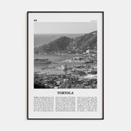Tortola Travel B&W Poster