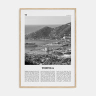 Tortola Travel B&W Poster