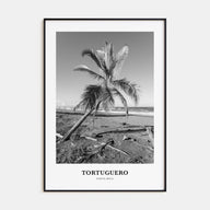 Tortuguero Portrait B&W Poster