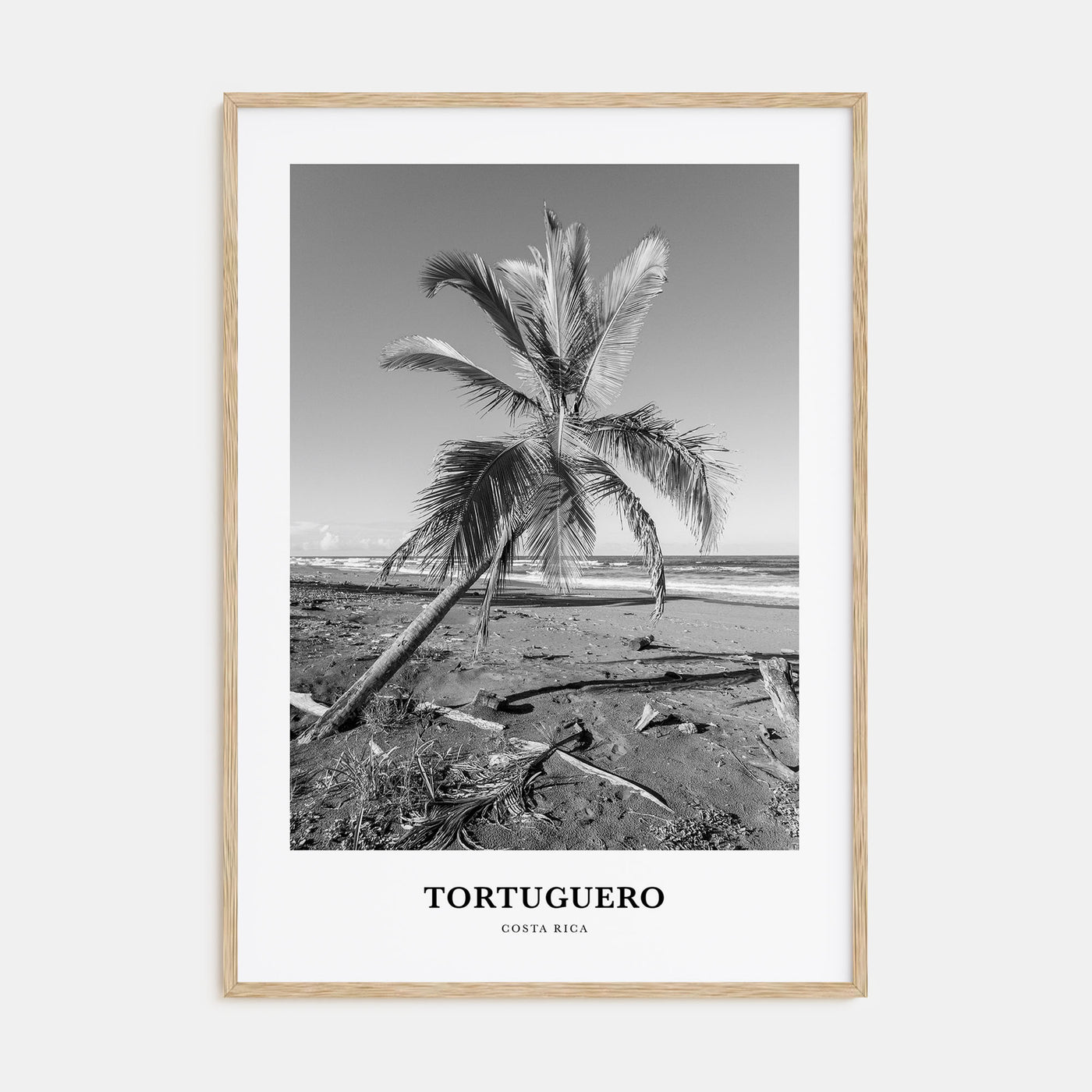 Tortuguero Portrait B&W Poster