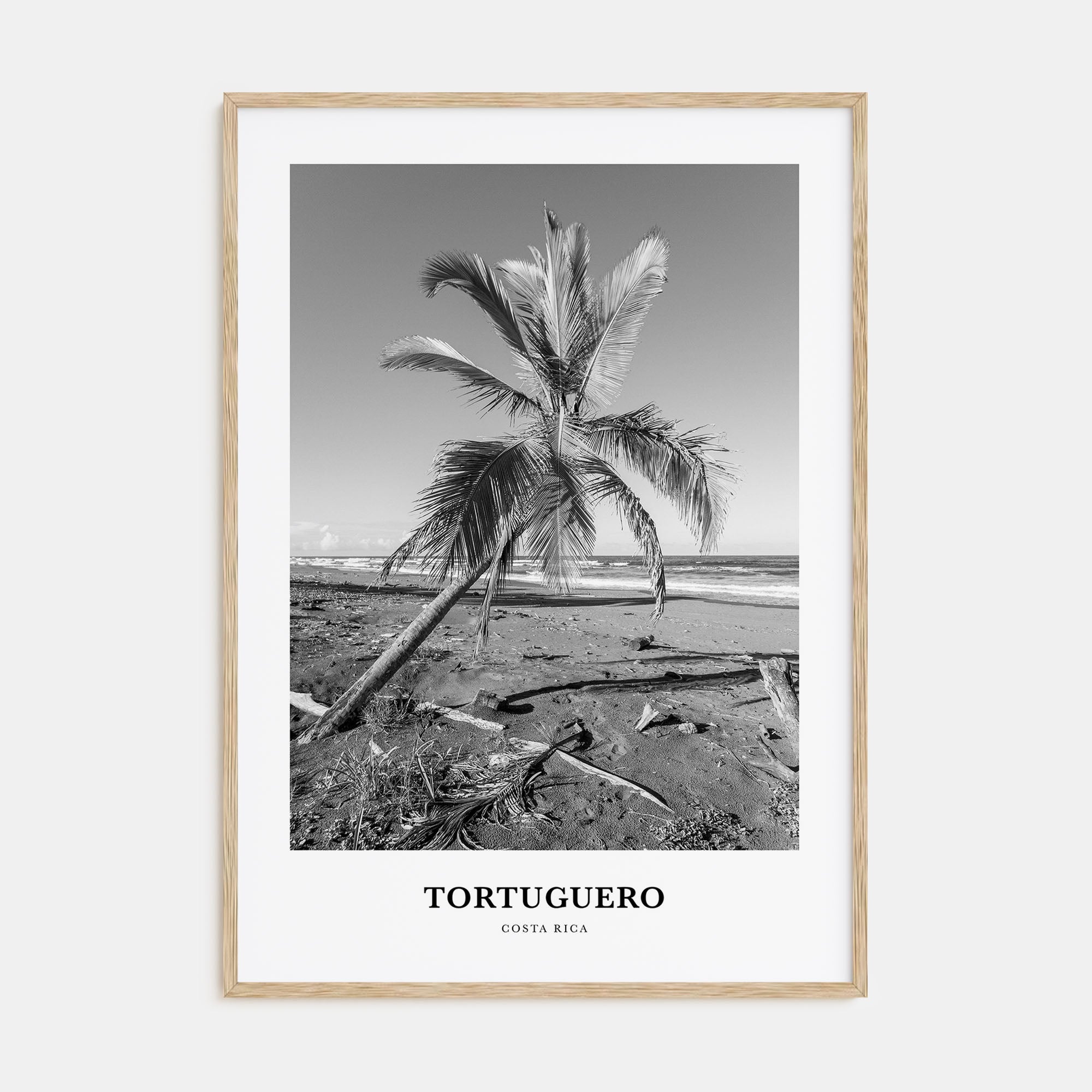 Tortuguero Portrait B&W Poster