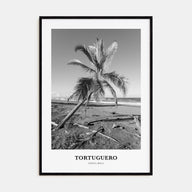 Tortuguero Portrait B&W Poster