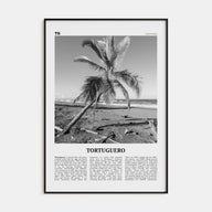 Tortuguero Travel B&W Poster