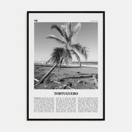 Tortuguero Travel B&W Poster