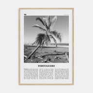 Tortuguero Travel B&W Poster