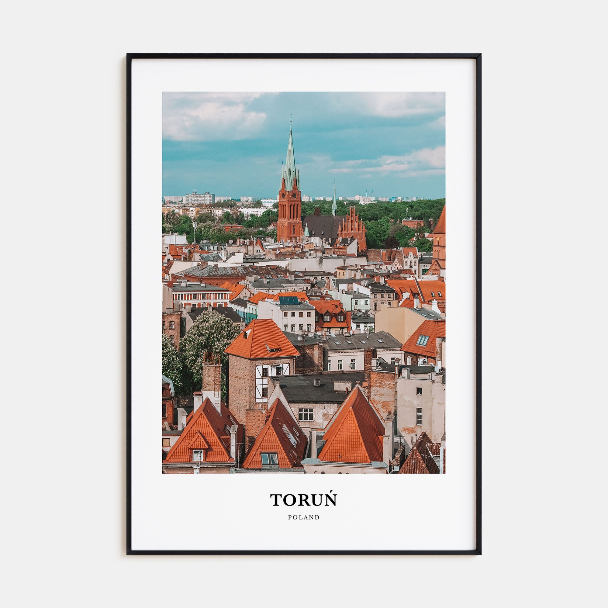 Toruń Portrait Color Poster