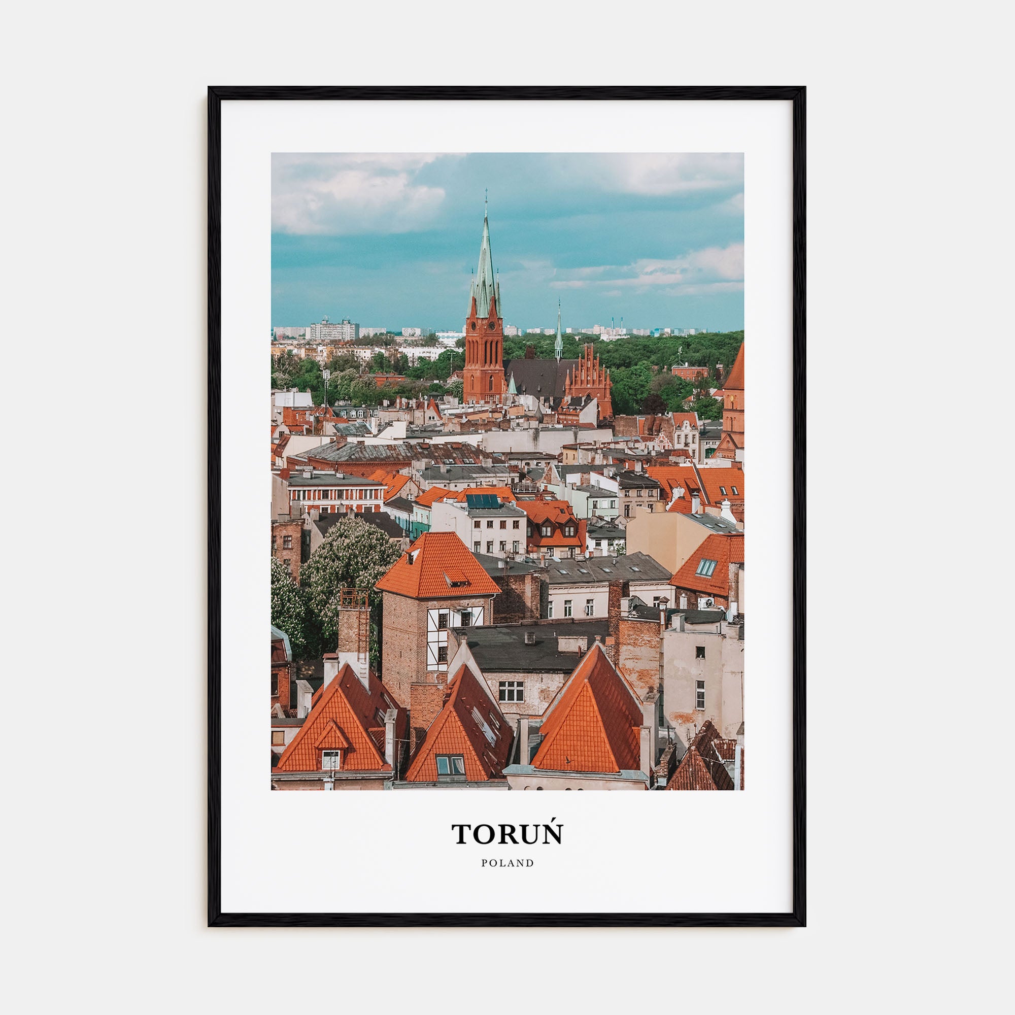 Toruń Portrait Color Poster