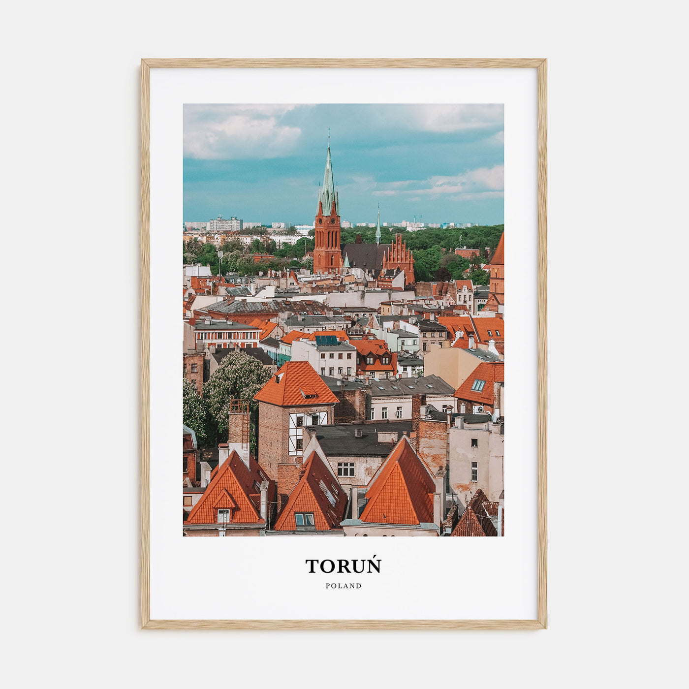 Toruń Portrait Color Poster