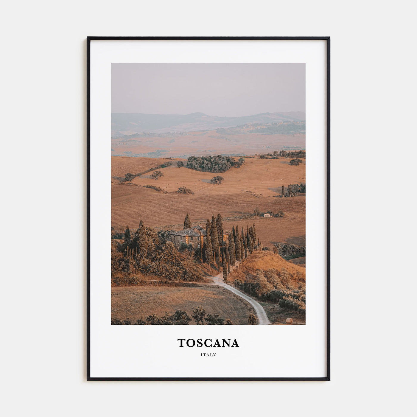 Toscana Portrait Color Poster