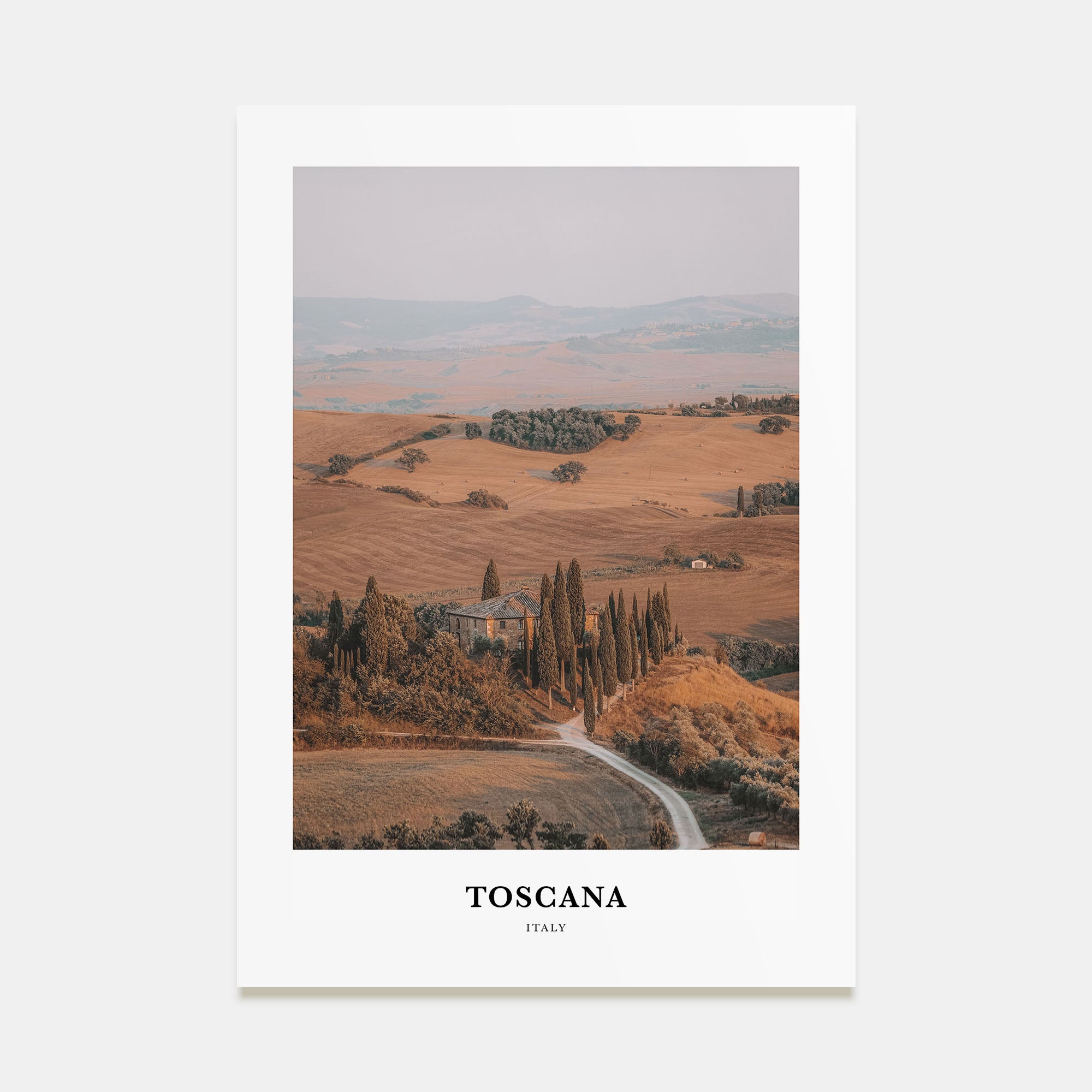 Toscana Portrait Color Poster