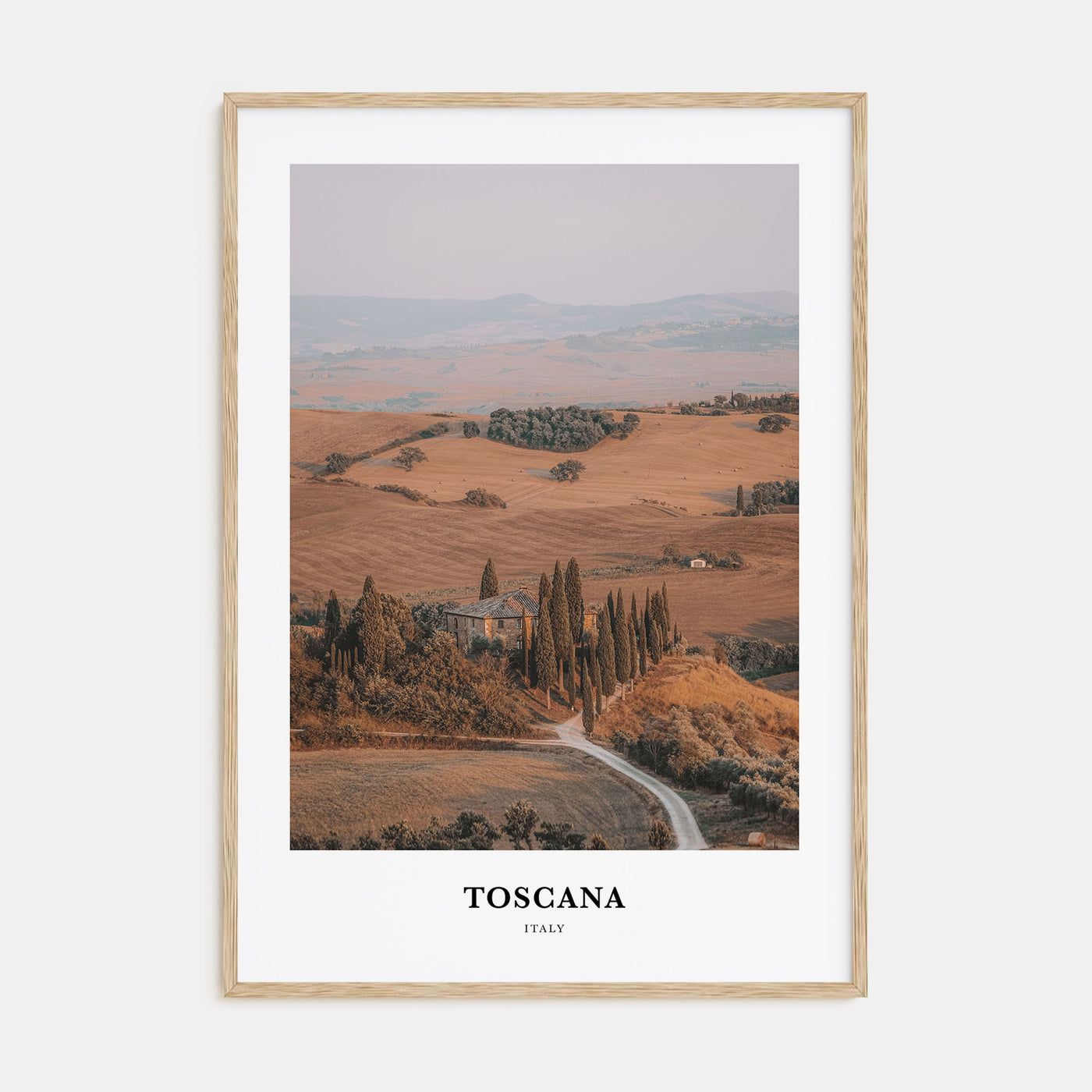 Toscana Portrait Color Poster