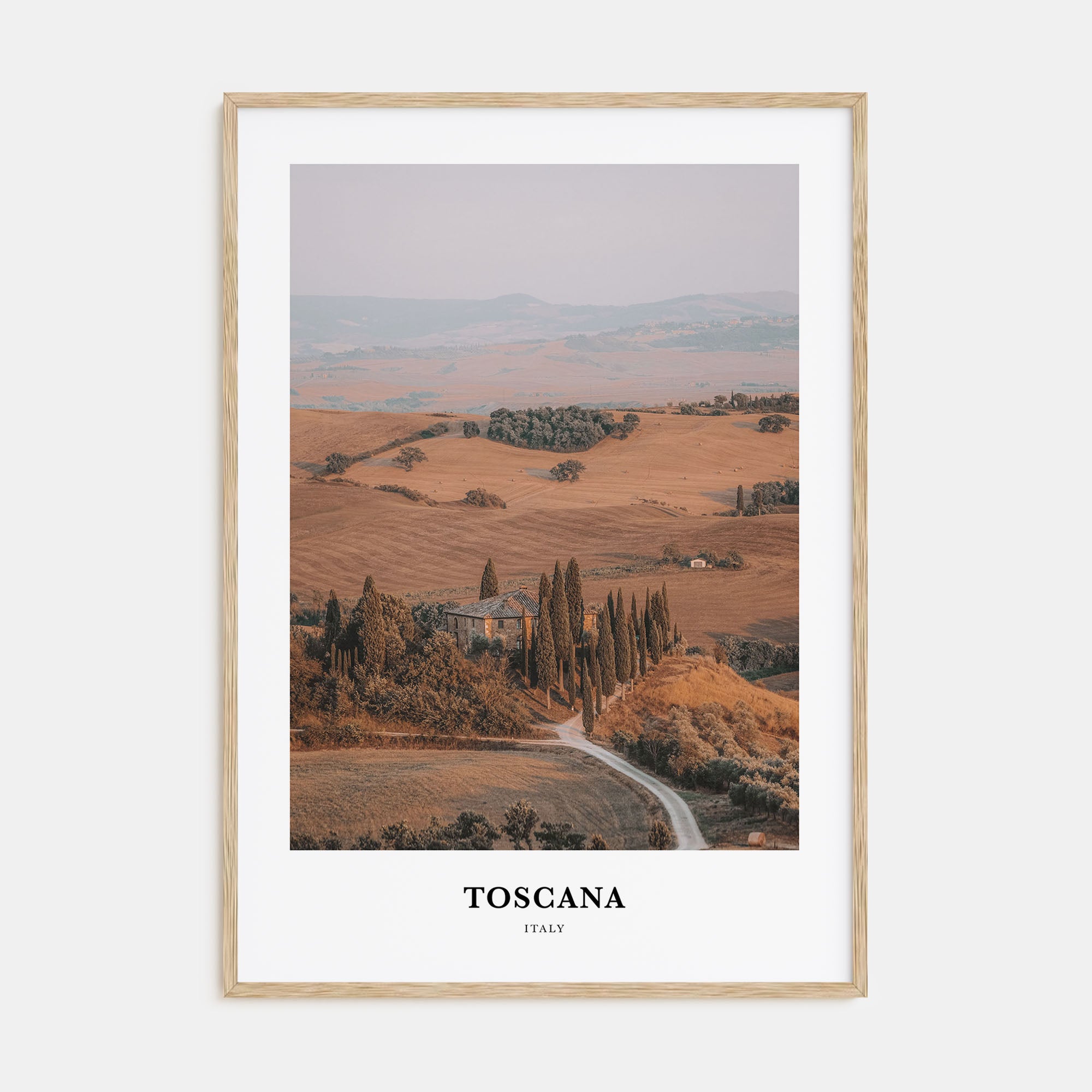 Toscana Portrait Color Poster