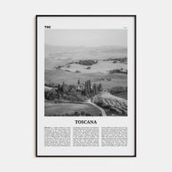 Toscana Travel B&W Poster
